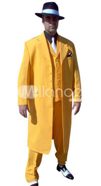 Dick Tracy Halloween Costume for Sale Yellow Suit Cosplay