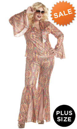 Plus Size ABBA Disco Mama Costume