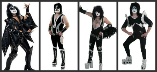 authentic KISS Halloween Costumes