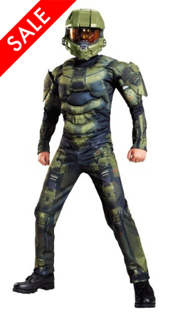 Halo: Master Chief Muscle Costume For Kids