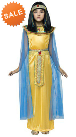 Girls Golden Cleopatra Costume