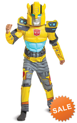 Kids Classic Bumblebee Muscle Costume