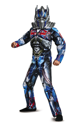 Transformers 5 Optimus Prime Kids Muscle Costume