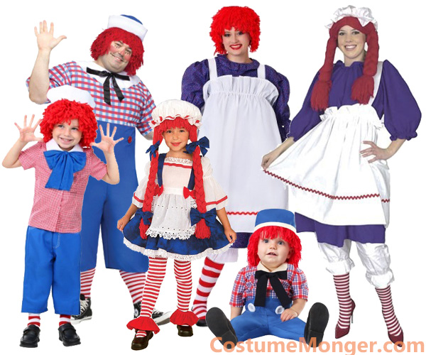 Raggedy Ann and Andy Costumes