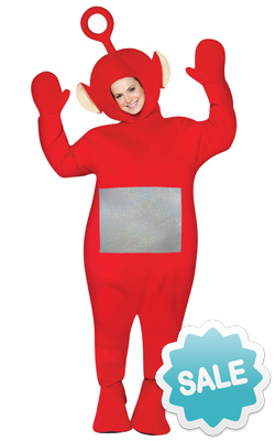 Adult Red Po Teletubby Halloween Costume