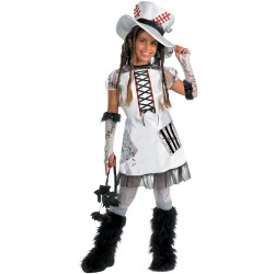 Child White Monster Bride Tween Halloween Costume