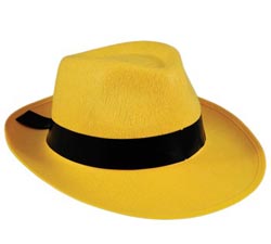 Yellow Fedora Hat