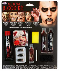 Fake Blood Make Up Kit for Halloween