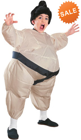 cheap kid Inflatable Sumo Halloween Costume sale