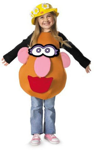 Kid Mrs Potato Head Costume for Halloween