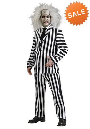 Deluxe Beetlejuice Costume for Adults