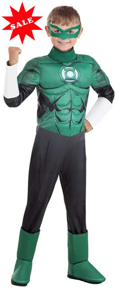 Deluxe Kid Green Lantern Costume