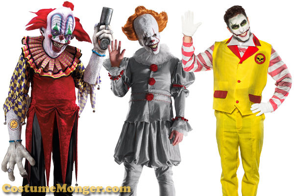 evil clown costume ideas