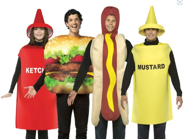 fast food costume set for Halloween