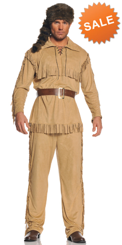 Adult Davy Crockett Costume for Men