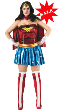 Full Figure Plus Size Wonder Woman Halloween Costume XL