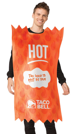 Hot Taco Bell Sauce Costume