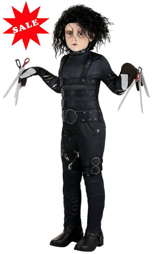 Child Edward Scissorhands Halloween Costume Sale