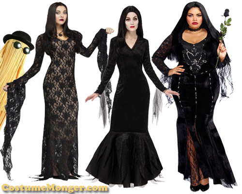 morticia addams costumes-500