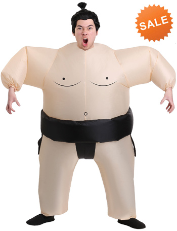 Super Fat Inflatable Sumo Wrestler Adult Costume