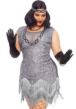 Plus Size Roaring Roxy Flapper Costume