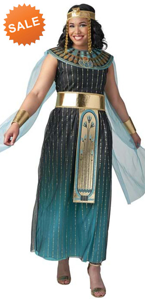 Teal Cleopatra Dress