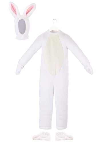 white bunny costume pieces